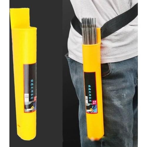 Welding Rod Bag Tool Waist Electrode Holder Weld Electrode Rod Storage Hanging Tube Container Hold Bottle for Welders