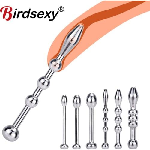 Metal Catheter Urethral Dilators Horse Eye Stimulator Penis Plug Stainless Steel Sex Toys for Men Catheters Sounds Adult Product