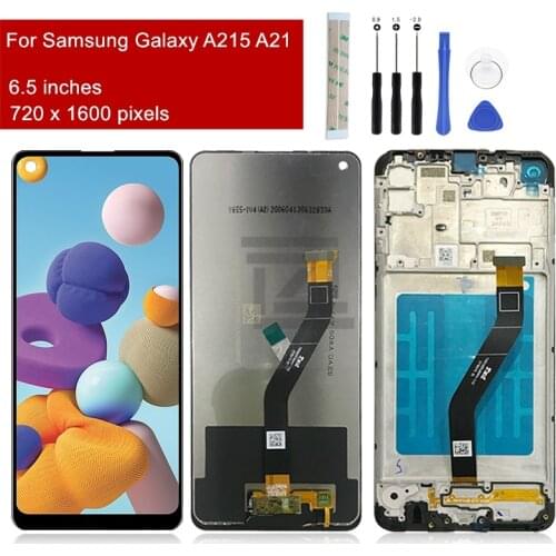 For Samsung Galaxy A21 display LCD touch screen digitizer Assembly for Samsung A215 A215U lcd replacement Repair Parts 6.5"