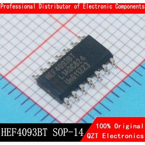 10PCS HEF4093BT CD4093BM SOP HCF4093 SOP-14 HEF4093 4093 SOP14 logic device chip