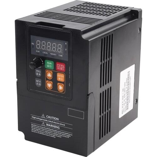 2HP Inverter Converter Vector Type VFD Frequency Inverter Converter 1-Phase 220V to 3-Phase 0-220V 7A Converter