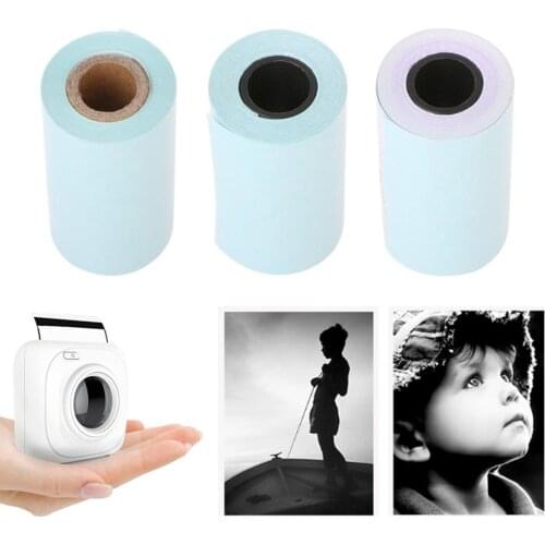 3 Rolls 57x30mm Self-adhesive Thermal Sticker Printing Paper for Paperang P1 Mini Photo Printer Accessories