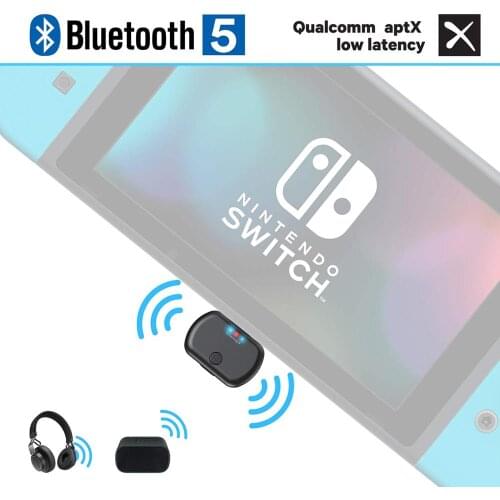 Bluetooth 5.0 Aptx LL low latency Stereo USB Type C Music Transmitter Wireless Audio Adapter for Nintendo Switch PS4 Macbook PC