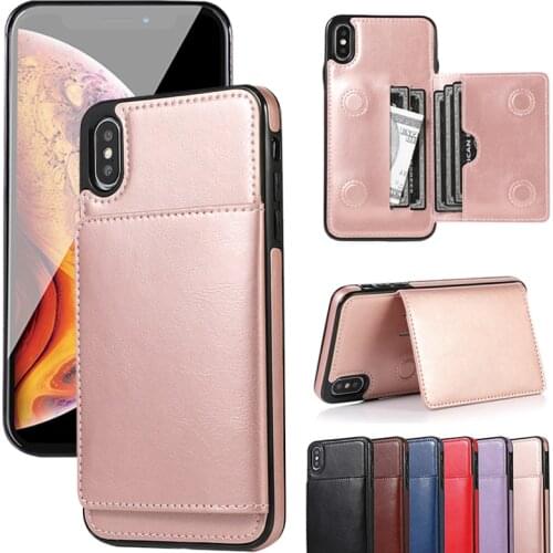 Luxury Leather Wallet Cover 8plus Soft Case For iPhone 12 Mini 11 Pro X XR XS Max 5 5s SE 6 6s 8 7 Plus Magnetic Phone Bag Coque