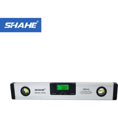 SHAHE Digital Spirit Level 400 mm Aluminum Alloy Digital Protractor Angle Finder electronic Level 360 degree Inclinometer