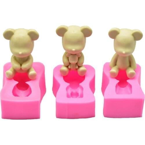 Cakes Mold Bear Shape Silicone Cake Mould Chocolate Decorative Mold