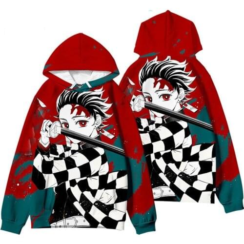 Anime Demon Slayer High Quality Pullover Sweatshirt Women Men Cosplay Costume Demon Slaying Corps Cotton Uniform Top