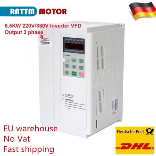 FULING brand frequent convert Inverter VFD 5.5kw 220V 380V 3HP Inverter 1000HZ Variable-frequency drive 13A