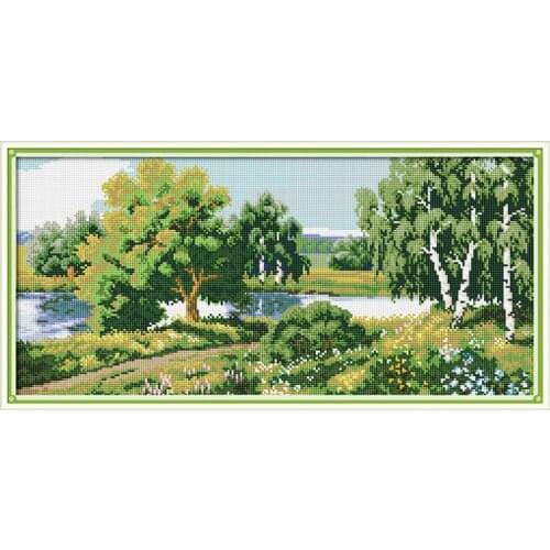 Joy Sunday 5D Diamond Painting Scenery Full Drill Square Picture of Rhinestones Diamond Embroidery Icons DIY Diamond Mosaic Sale