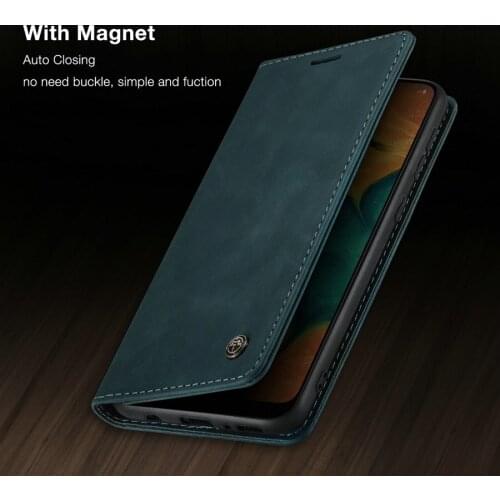 Caseme For Samsung A30s Magnetic Leather Case For A50 A40s A20s A10s M30 Case Wallet Flip Book Shockproof 360 Armor Cover A30 S