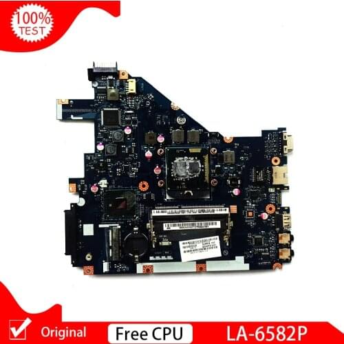 Original PEW71 LA-6582P Main board For ACER aspire 5742G 5733 5742Z 5733Z 5742 laptop motherboard HM55 free cpu