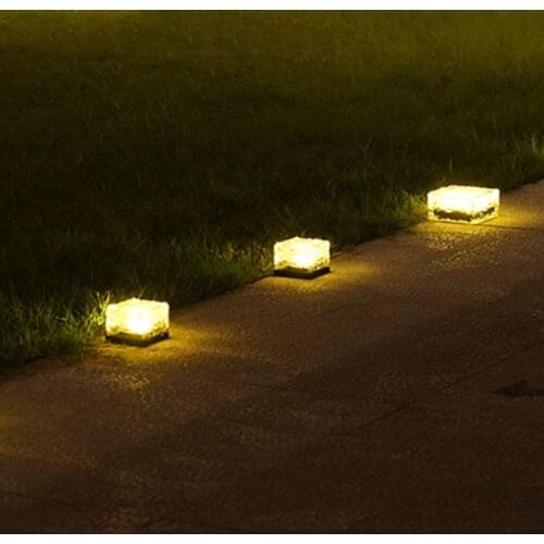 4 LED Multi-functional Solar Buried Light Outdoor Practical Durable Garden Lawn Underground Embedded Lighting Lamp