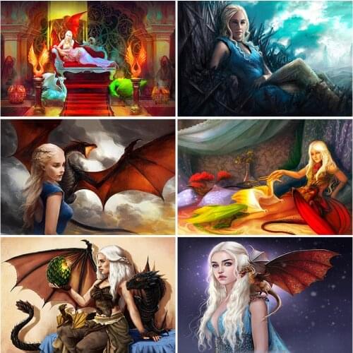 Full square 5d diamond painting 5D kit set Dragon animal cartoon movie game complet embroidery dirll drawing mosaic Cross stitch