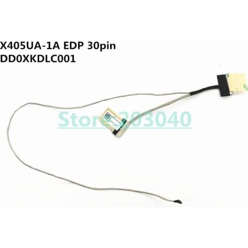 New Original Laptop/notebook LCD/LED/LVDS cable for Asus X405 X405UA X405UA-1A S4100 S4100UA DD0XKDLC001 EDP 30pin