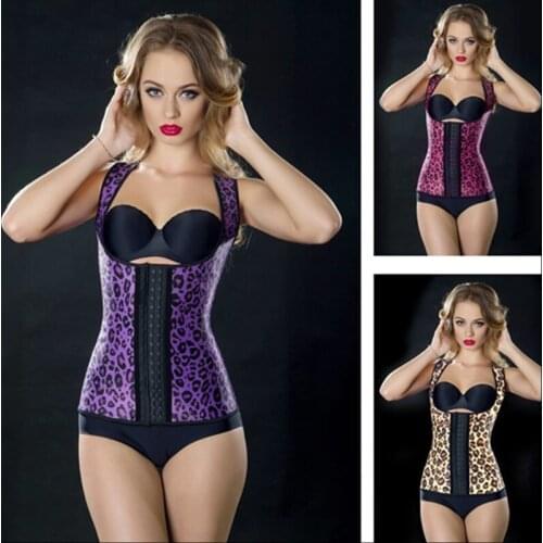 Charming Sexy Women Vest Latex Waist Trainer Corset Steel Boned Underbust Corsets 2016 Body Shapewear Bustier Cincher Corselet