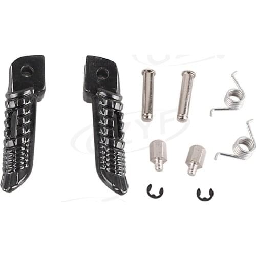 Motorcycle Front Set Foot Peg Footrest for Suzuki GSXR 600 750 1000 2001-2014 Black