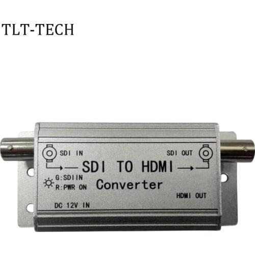 SDI to HDMI HD Converter up to 4K Supports HD-SDI (1.485Gbps/SMPTE282M) 3G-SDI (2.97Gbps/SMPTE424M) SD- SDI (270Mbps/SMPTE259M)