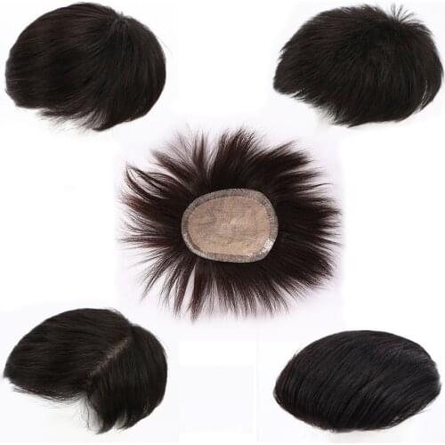 DANBO Lady Curly Hair Wig Female Short Wavy Brown Yellow Synthetic Wig