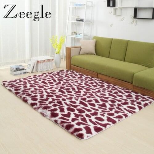 Zeegle Kids Bedroom Shaggy Carpets Living Room Soft Floor Mat Nordic Large Size Doormats Parlor Anti-slip Area Rug Fluffy Mats