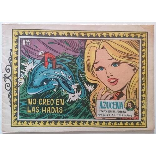 AZUCENA womens youth magazine N. 908, year 1965, ED. TORAY, 1ª edition, author ROSA GALCERAN