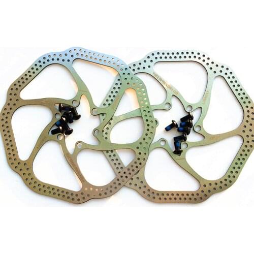 2 Pieces High-quality stainless steel Cycling hero Brake Rotors 180mm 7 inches Disc And two 180MM Adapter 12 bolts BB5 BB7 MTB