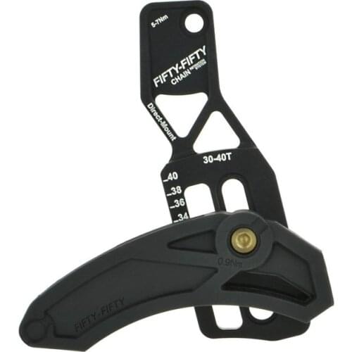 FIFTY-FIFTY Chain Guide 1X XCR Direct Mount 30-40t Black Aluminium Alloy