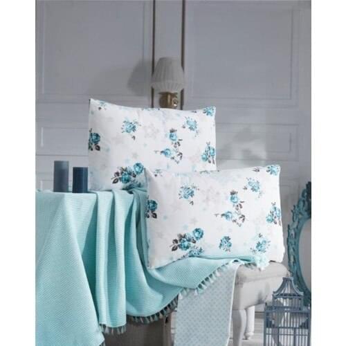 Anemons Tassels Cover-Mint Green (Double)