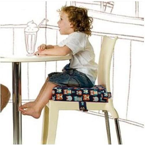 Chrilren Increased Chair Pad Soft Baby Children Dining Cushion Adjustable Removable Chair Booster Cushion Pram Chair Pad