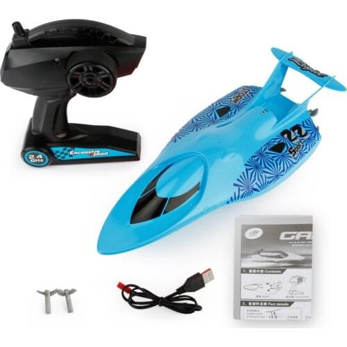 CREATE TOYS 3322 2.4GHz Brushed RC Boat Innovative Children Toy Water Games Electric Racing Speedboat RTR