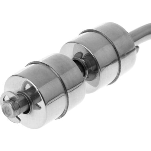 Stainless Steel Right Angle Water Level Sensor Liquid Float Switch Tank Pool 10W 85AC