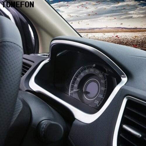 For Honda CRV CR-V 2012 2013 2014 2015 2016 ABS Chrome Dashboard Decorative Frame Cover Trim Car Styling