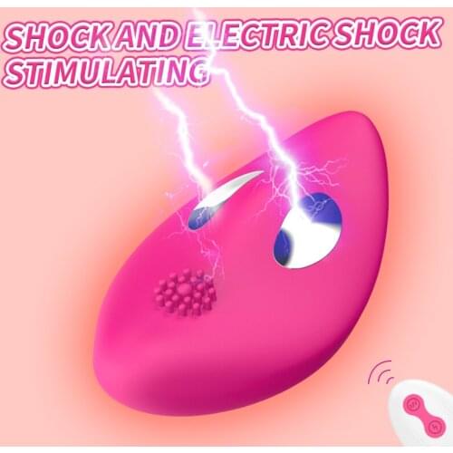 Electric Shocking Vibrators For Women Clitoris Powerful Remote Control Vagina Stimulator Balls Female Masturbator Sex Toy