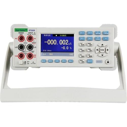 ET3255 Digital 5 1/2 High Precision Digital Desktop Multimeter Resistance Capacitance Frequency DCV ACV DCI ACI Tester