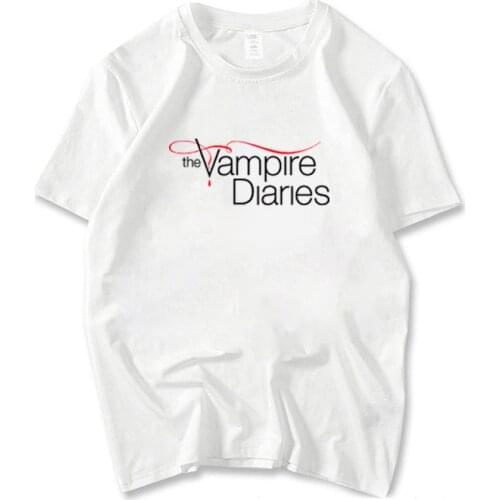 The Vampire Diaries T-Shirt Teens Harajuku Tees Beautiful Casual Tee Shirts comfortable Cool Short Sleeve For Kids Women Men