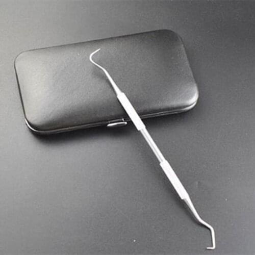 1PC Double-ended Design Tooth Scaler Dentistry Instrument Dental Examine Teeth Cleaning Tool Stainless Steel Tooth Care Tool