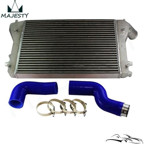 Intercooler + Silicone hose / pipe / piping (Version 2) kits for VW 06-10 VW GTI Golf Turbo V MK5 2.0T FMIC Black