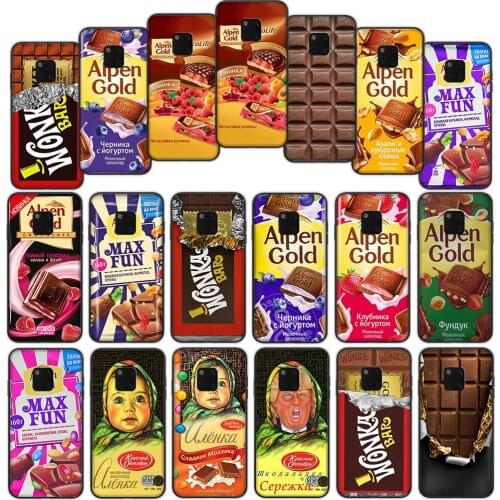 Funny Chocolate Russian Soft Cover Case for Huawei Mate 30 20 Lite Y6 Y7 Pro P Smart Z Plus