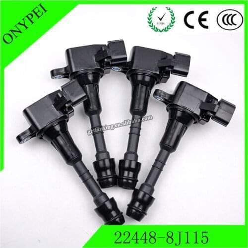 4 pcs/lot New Ignition Coil For Nissan Teana Navara Pathfinder Xterra Murano V6 Engines 22448-8J115 224488J115