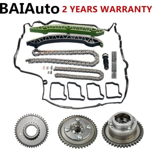 NEW OEM Timing Chain Camshaft (Exhaust+Intake) Adjuster Actuator Set For MERCEDES-BENZ M271 W204 E250 C250 2710503347 2710502947