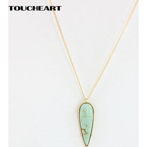 TOUCHEART luxury Necklace Long Gold color Necklaces & Pendants Femme Jewelry for Women Bijouterie Statement Necklace SNE160204