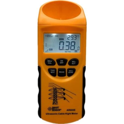 Smart AR600E Ultrasonic cable height meter Handheld ultrasonic height cable tester For measuring the height of overhead cables