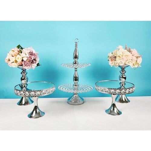 Silver cake afternoon tea snack rack creative personality home decoration cake rack