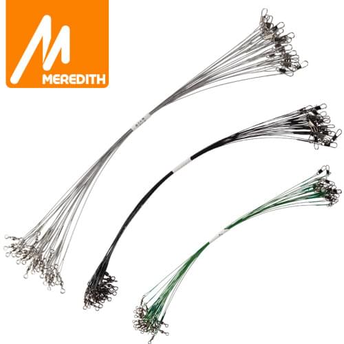 MEREDITH anti-bite wire head rope for fishing, convenient with rotating fishing lure accessories Parker bass
