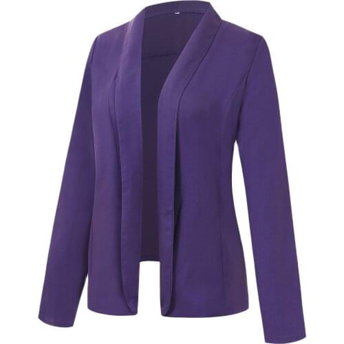 Dress Suit Jacket，Kpytomoa，Womens Suit，Spring/Fall 2021, Womens Blazer, Solid Color, Lapel,Long-Sleeved Coat, Slim,Nine Colors
