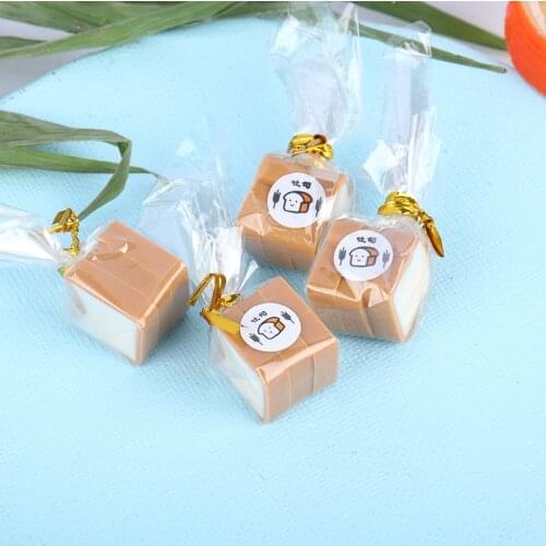 2 Bags Pretend Doll Food For Doll Kitchen Accessories Cute Decorations Dollhouse Miniature Mini Toast Bread Food