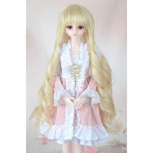 Doll accessories bjd clothes 1/4 bjd doll accessories other size can be customized Princess pleated skirt two-piece dress tie ri