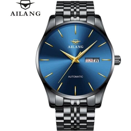 AILANG Fashion Sport Calendar Waterproof Week Relogio Masculino Mens Watches Top Brand Luxury Tourbillon Luminous Business 8518