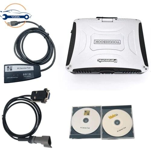 For hyster yale forklift truck diagnostic scanner Yale PC Service Tool Ifak CAN USB Interface tool with CF19 laptop