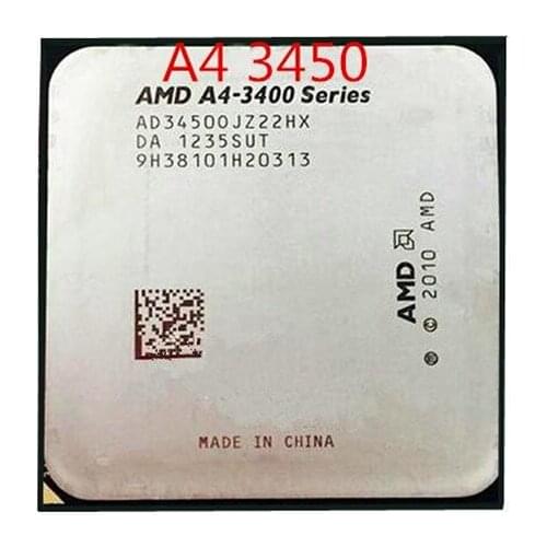 AMD A4-Series A4-3450 2.9 GHz Dual-Core CPU Processor AD3450OJZ22HX Socket FM1
