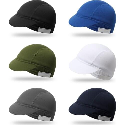 Bicycle Riding Cap Summer Elastic Cycling Hat Mesh Fabrics Outdoor Portable Dustproof Quick-Drying Breathable